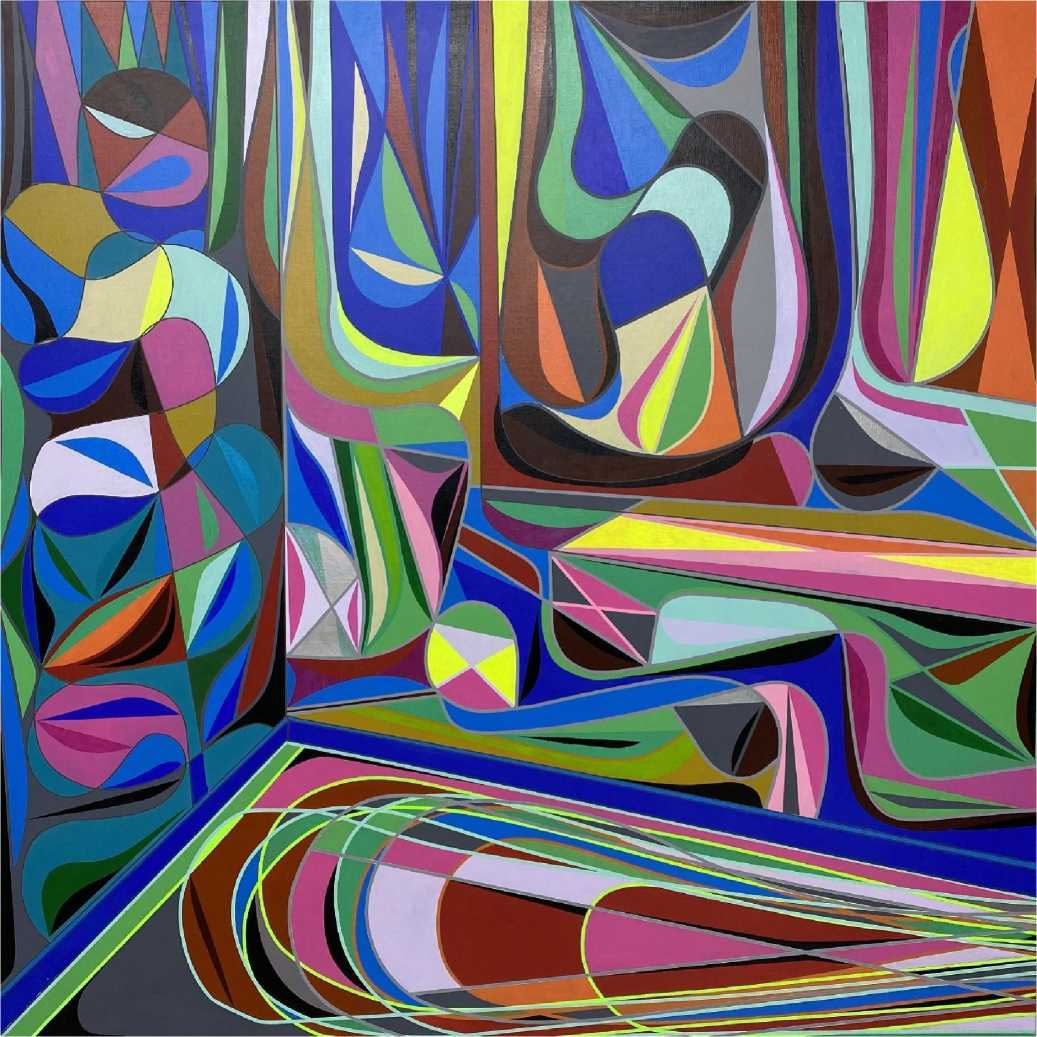 《角落》 布面丙烯 150X150CM 2022年.png